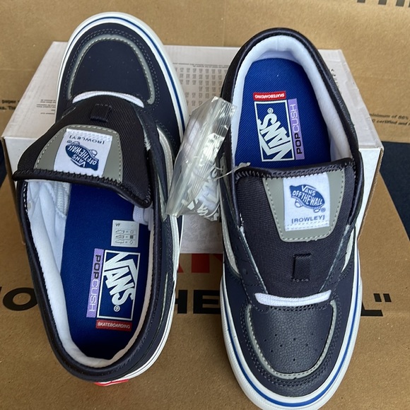 Vans WMNS Rowley Navy/White skate sneakers - Picture 13 of 16